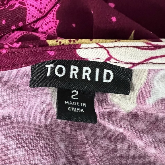 Torrid Studio Knit Surplice Faux Wrap Dress - Picture 2 of 8